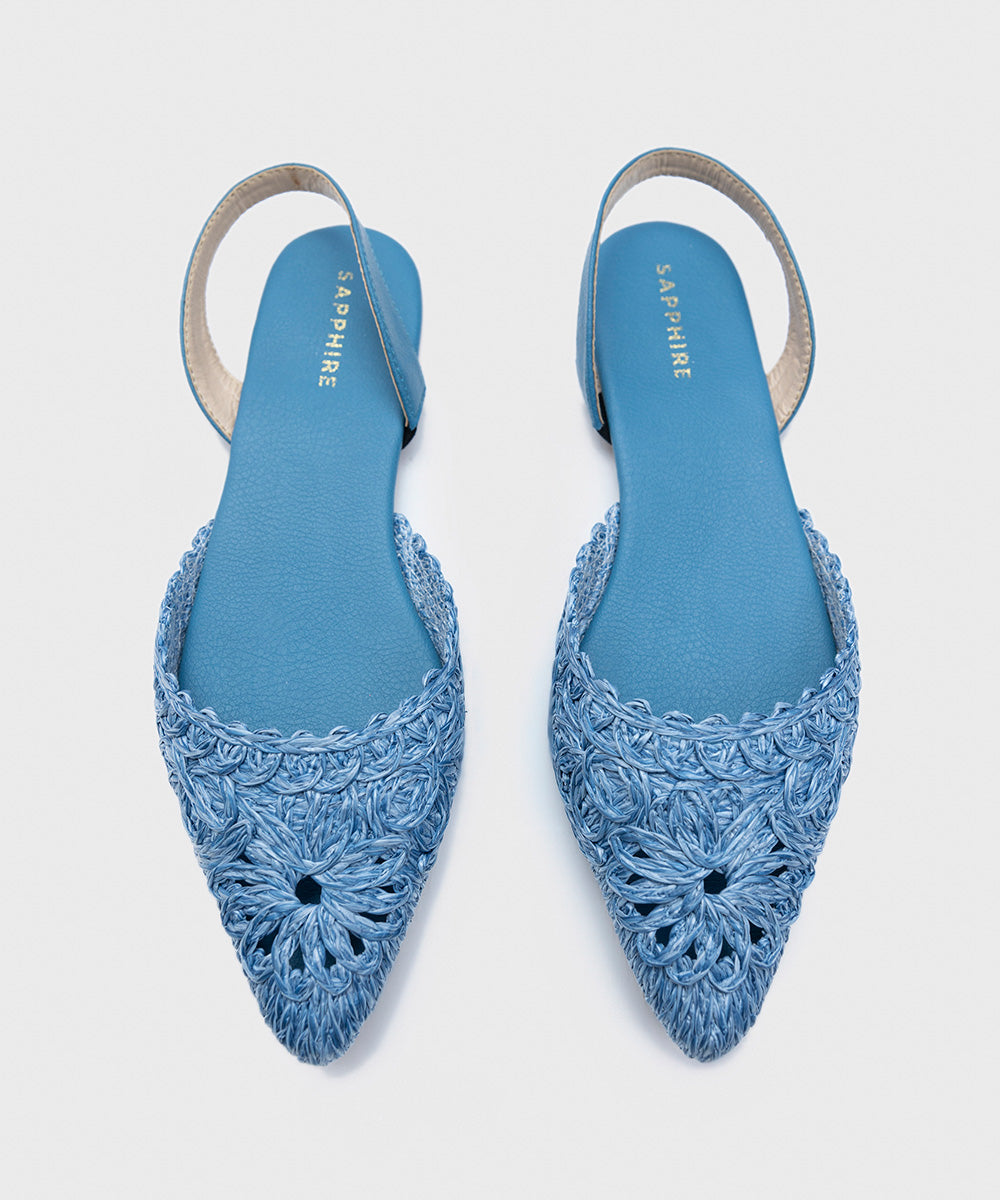 Blue Slingback