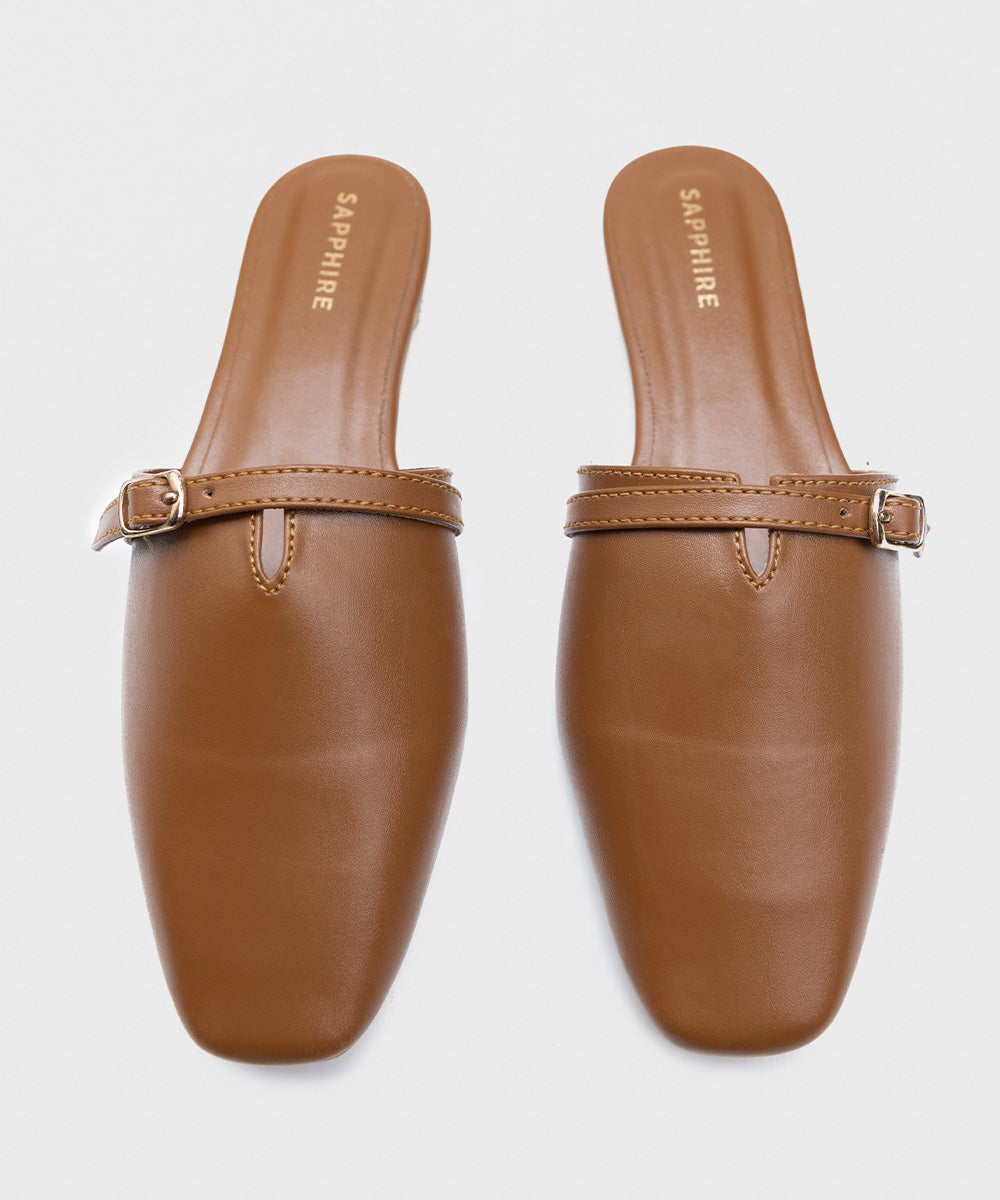 Square-Toe Mules