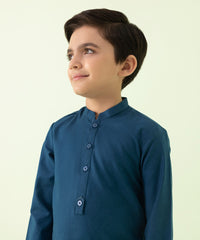 Dyed Jacquard Kurta