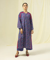 2 Piece - Printed Silk Suit