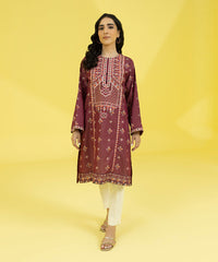 Embroidered Zari Lawn Shirt