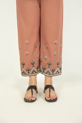 Embroidered Cotton Pants