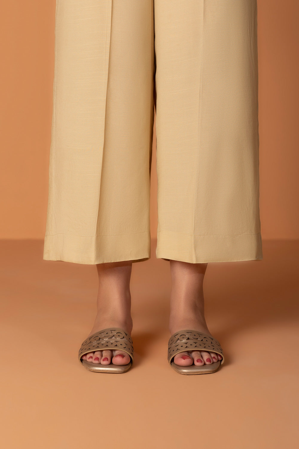 Raw Silk Culottes