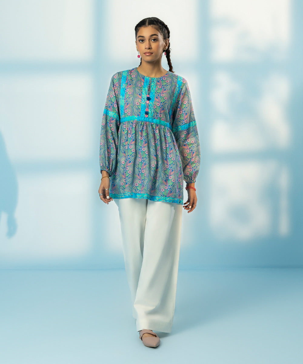 Printed Lawn Kurti