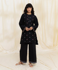 2 Piece - Embroidered Recycled Cotton Suit