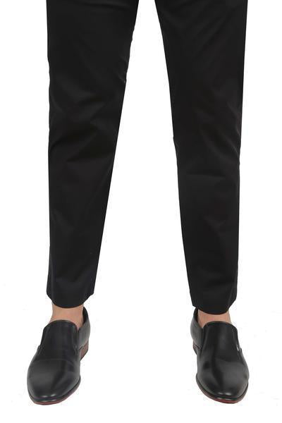 Black Cotton Trousers