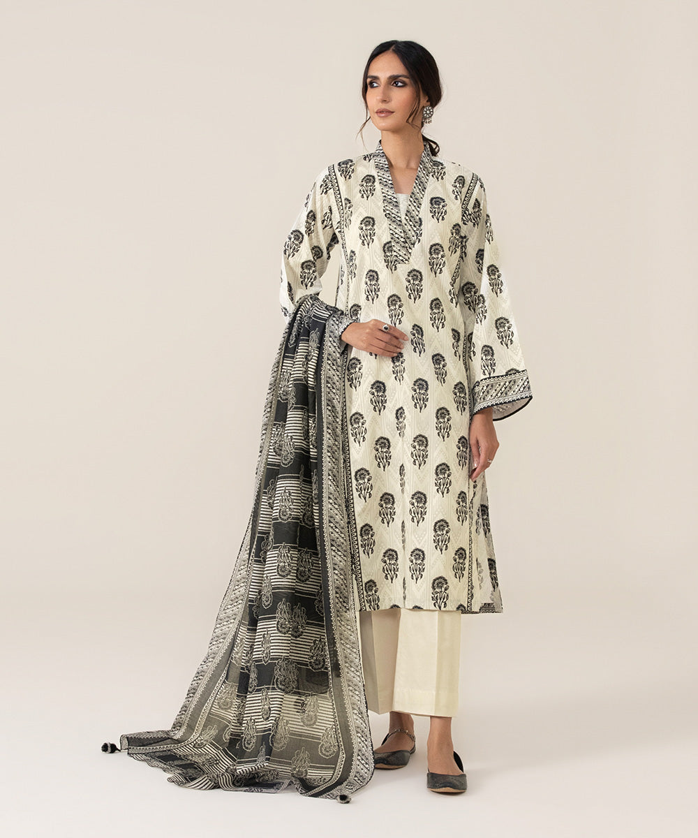 Printed Voile Dupatta