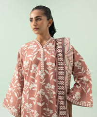 2 Piece - Printed Khaddar Suit