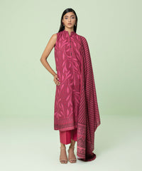 2 Piece - Printed Khaddar Suit