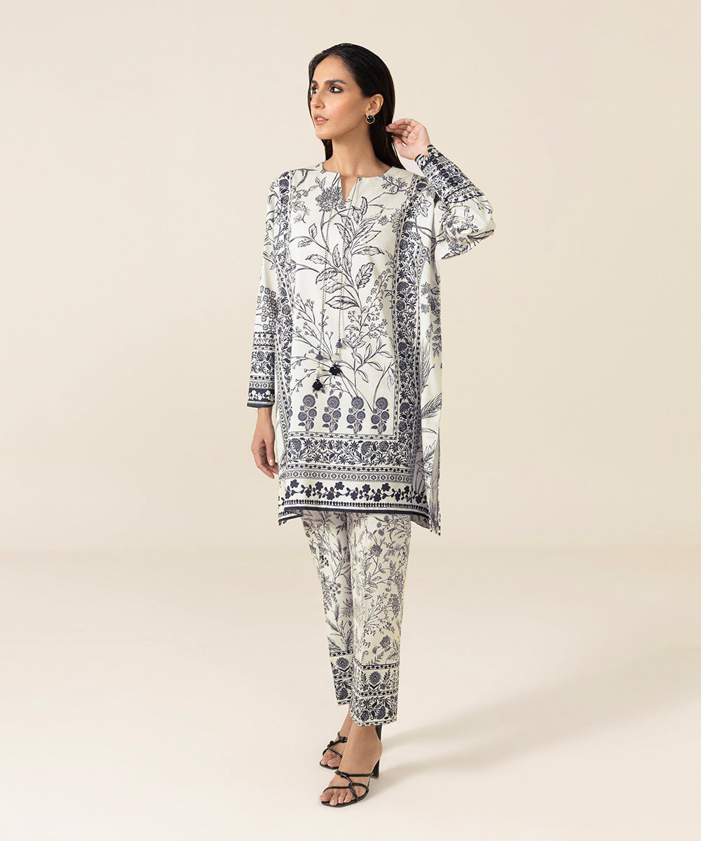 2 Piece - Printed Lawn Suit