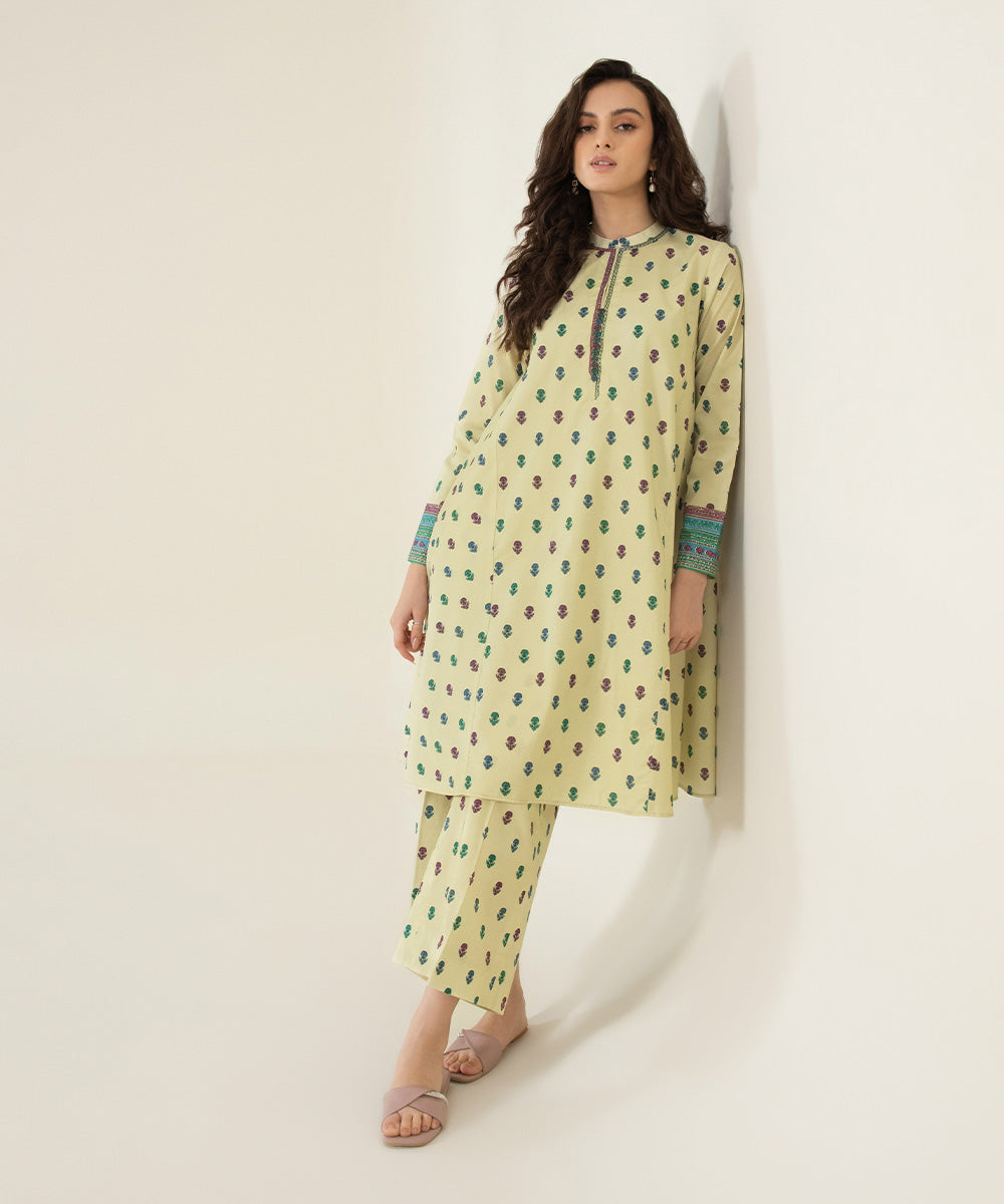 2 Piece - Printed Lawn Suit