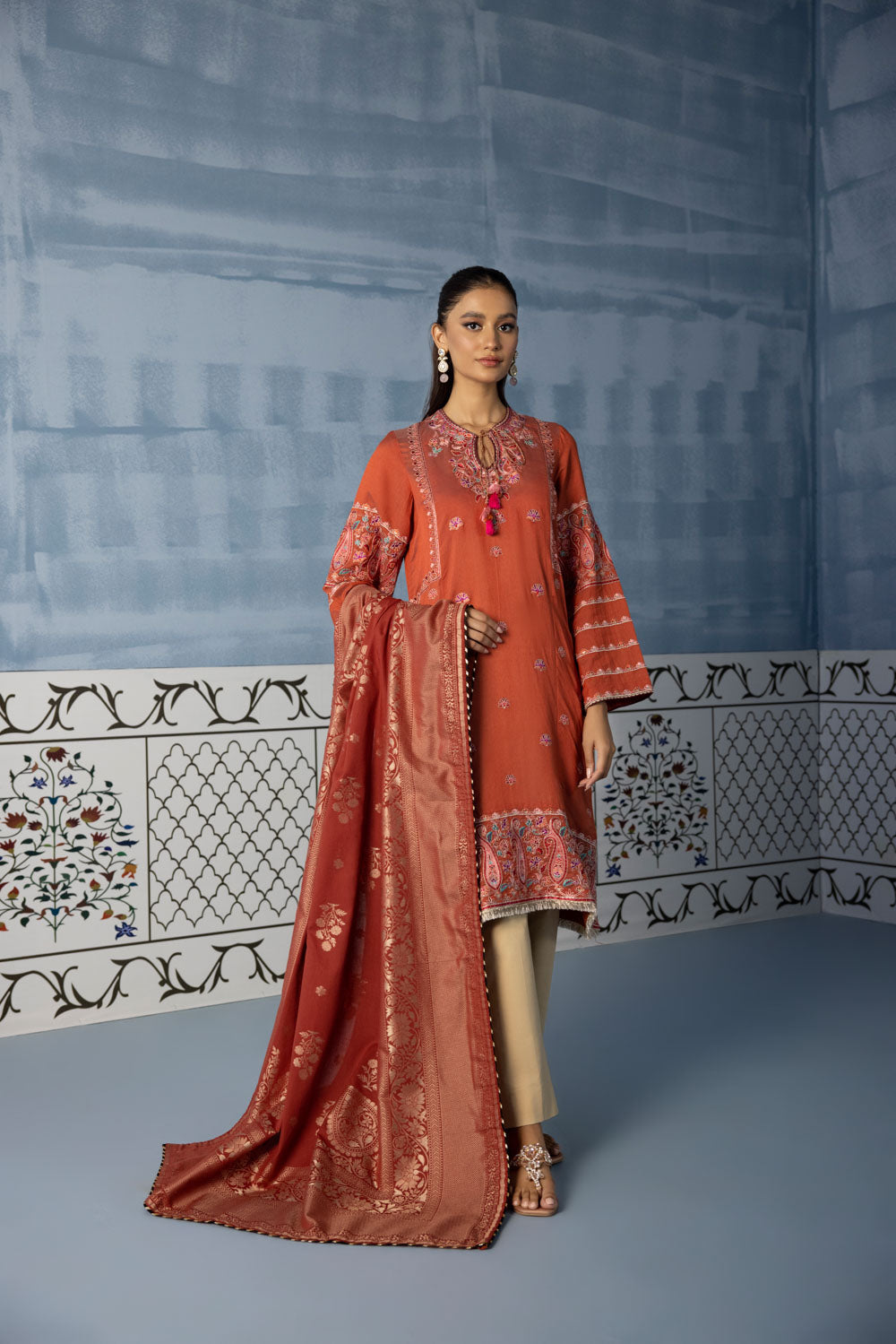 Jacquard Dupatta