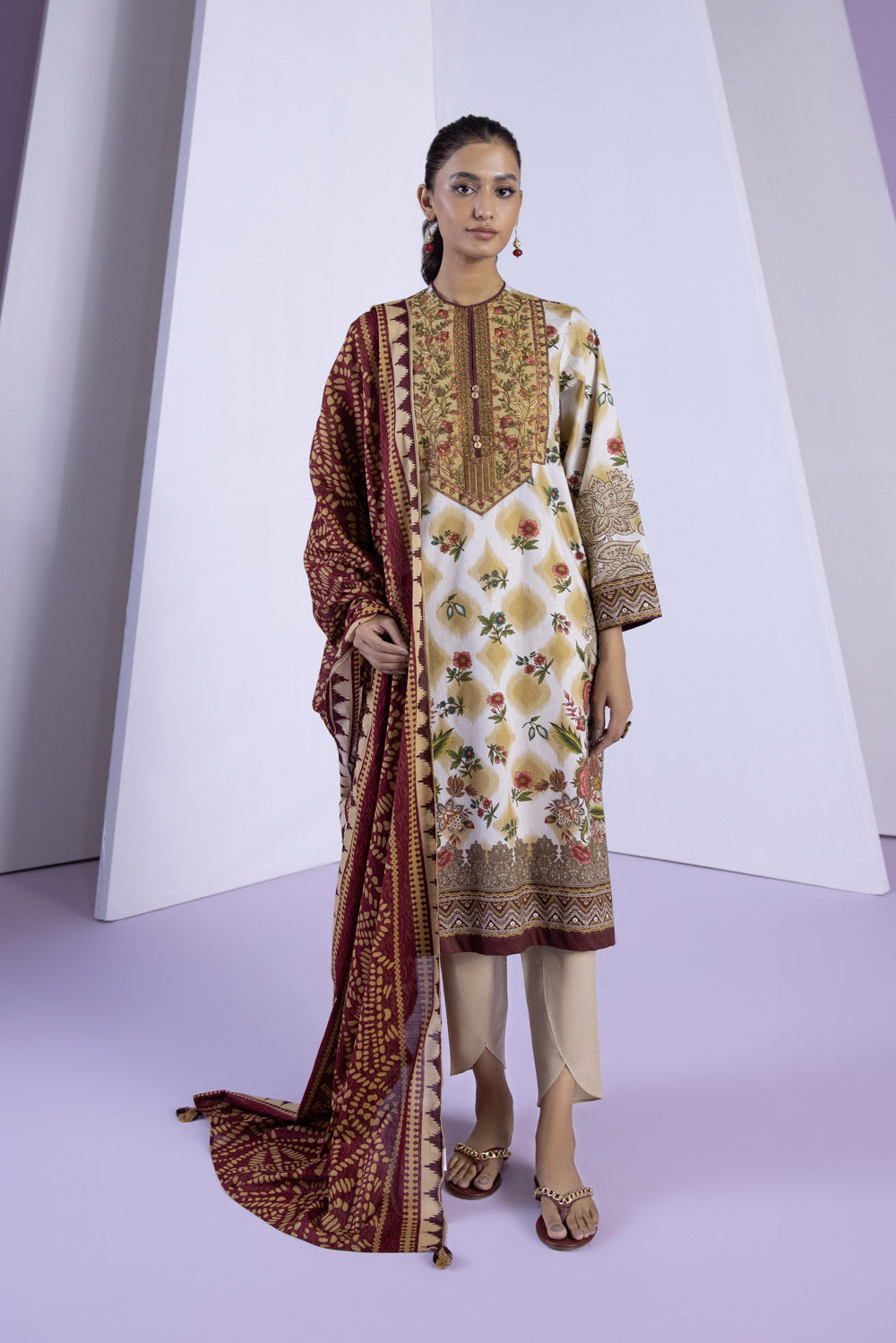 Printed Voile Dupatta