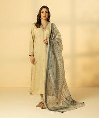 Printed Slub Net Dupatta