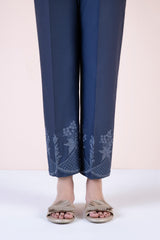 Embroidered Cotton Pants