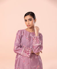 Embroidered Khaddi Net Shirt