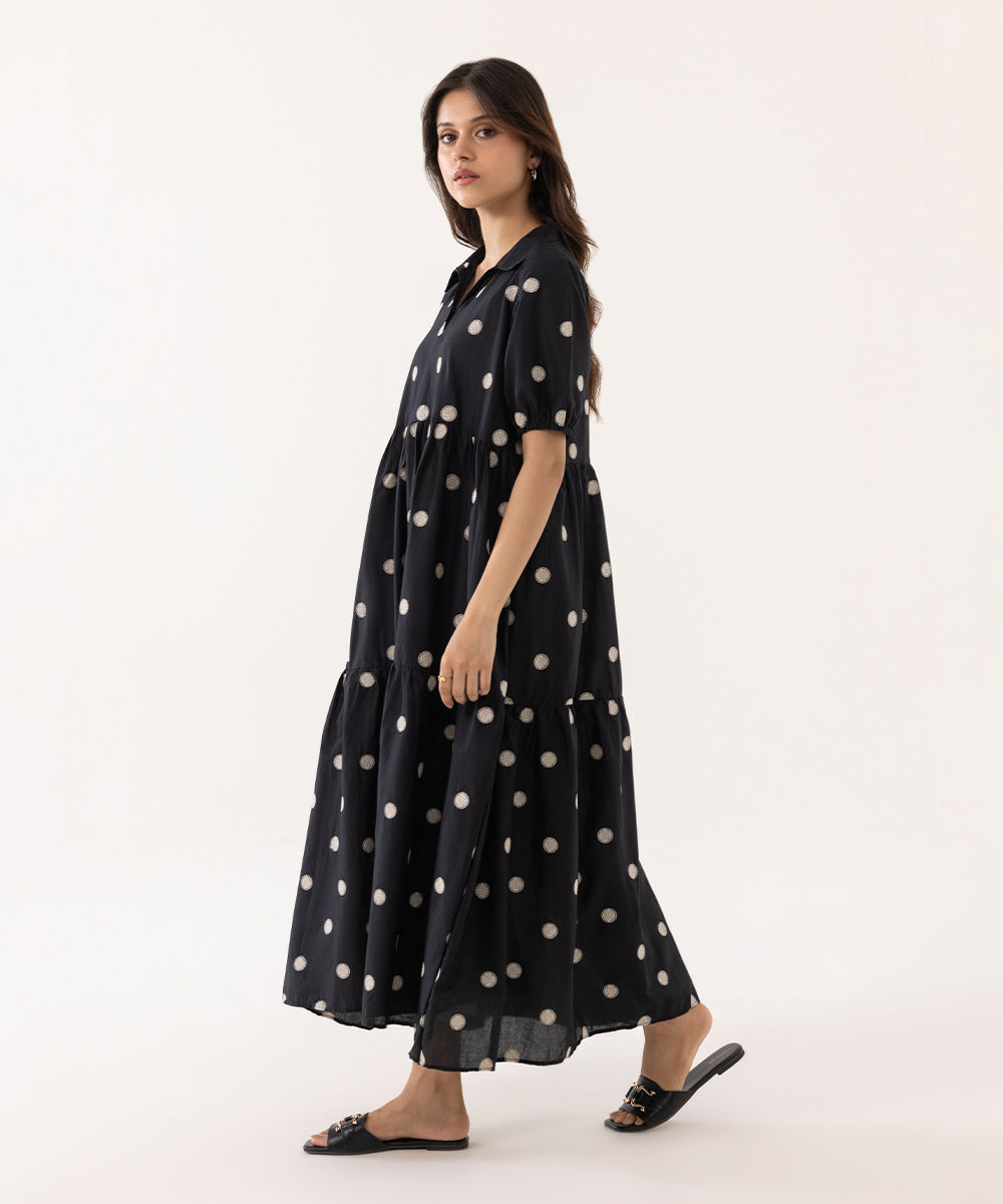 Embroidered Cambric Dress