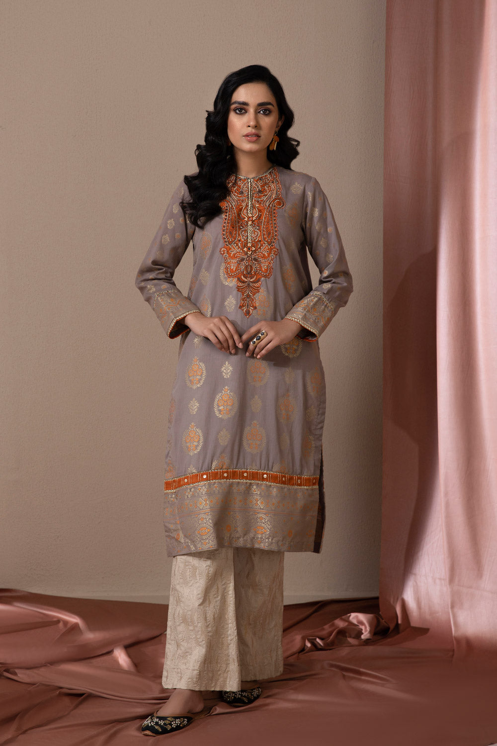 Embroidered Jacquard Shirt