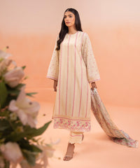 3 Piece - Embroidered Lawn Suit