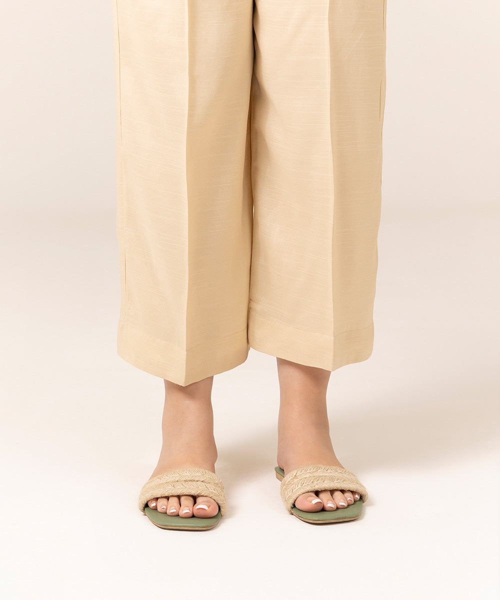 Raw Silk Culottes