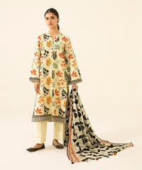 2 Piece - Printed Khaddar Suit