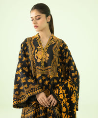 2 Piece - Embroidered Khaddar Suit