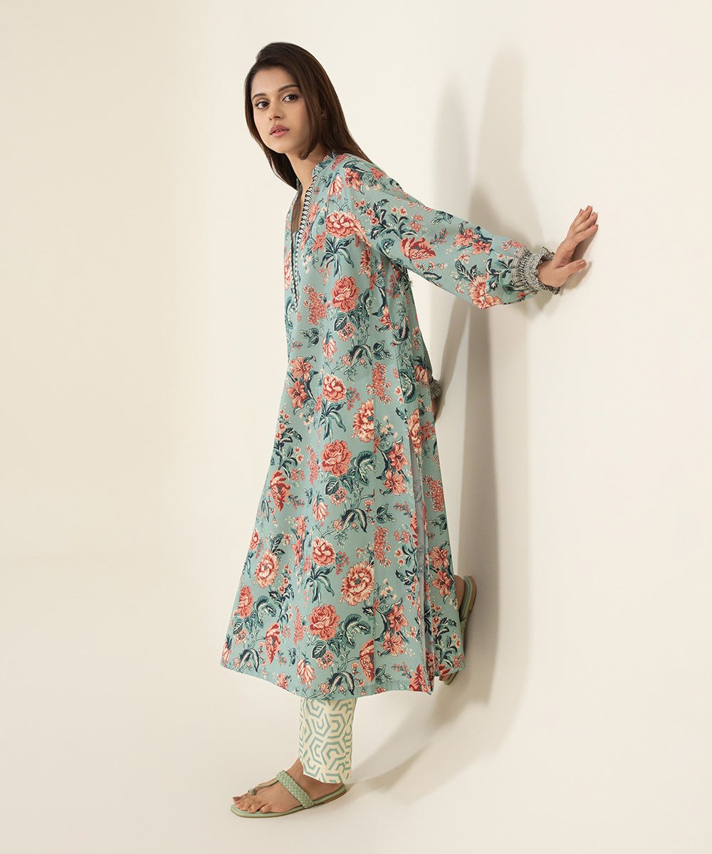 2 Piece - Printed Lawn Suit