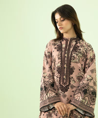 2 Piece - Embroidered Khaddar Suit