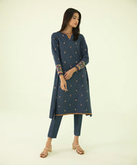 2 Piece - Embroidered Karandi Suit