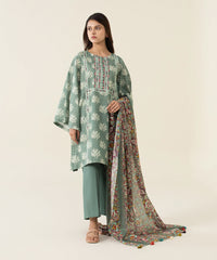 3 Piece - Printed Lawn Suit