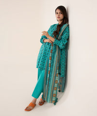 3 Piece - Printed Lawn Suit