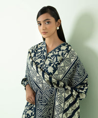 3 Piece - Printed Khaddar Suit