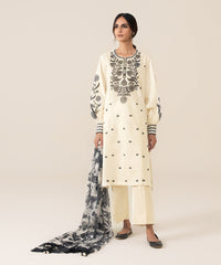 3 Piece - Dyed Embroidered Lawn Suit