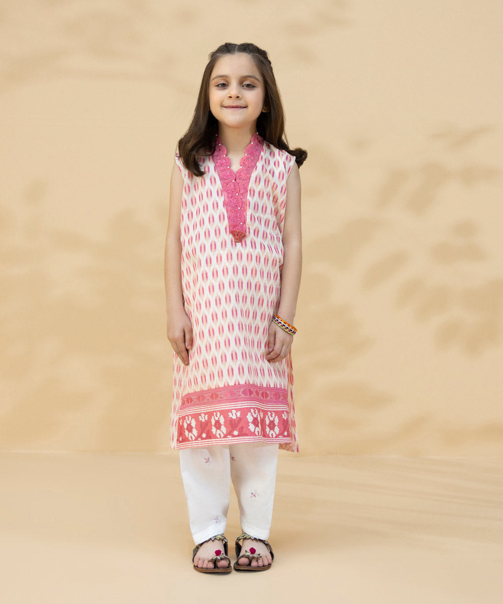 Embroidered Zari Lawn Shirt