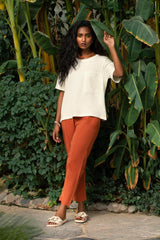 Pleated High Waist Pants