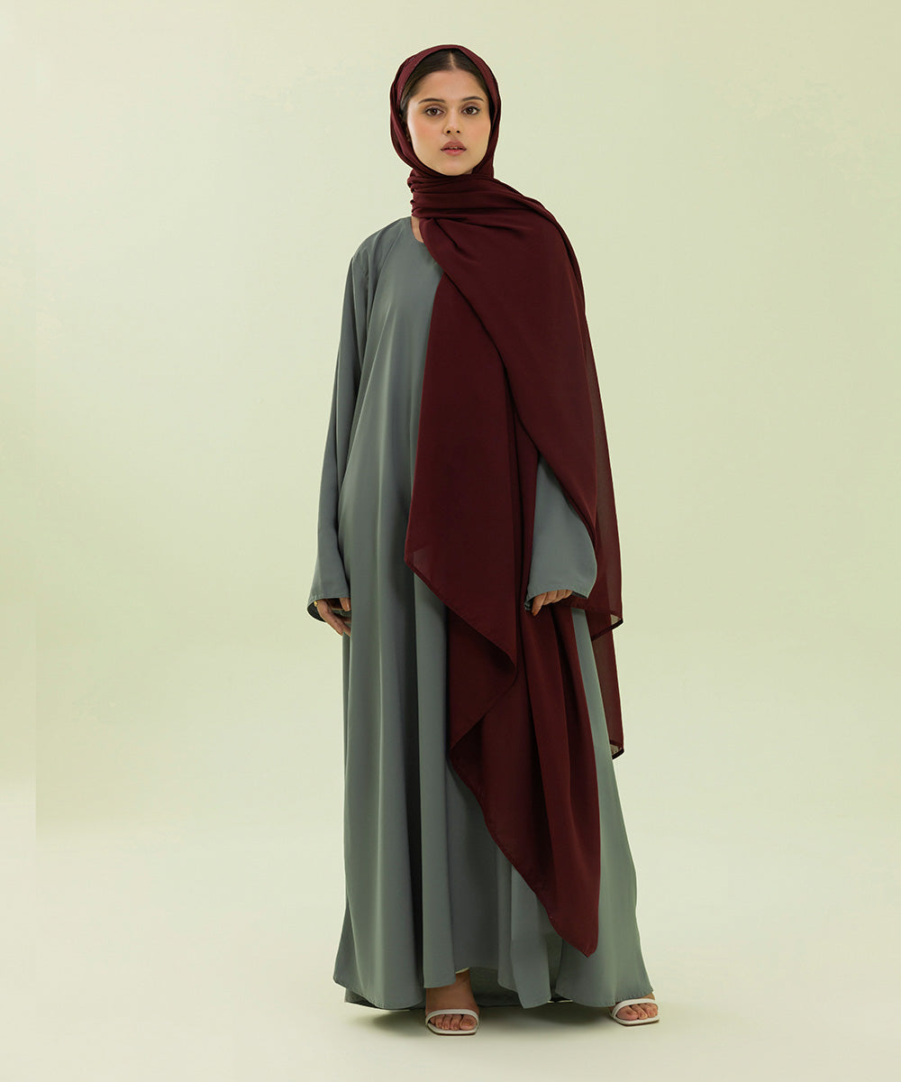 Round Neck Abaya