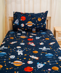 Astronaut in Space - Fitted Sheet