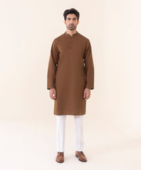 Embroidered Jacquard Kurta