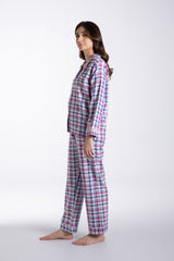 Checkered Loose Fit Pajamas