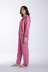 Checkered Loose Fit Pajamas