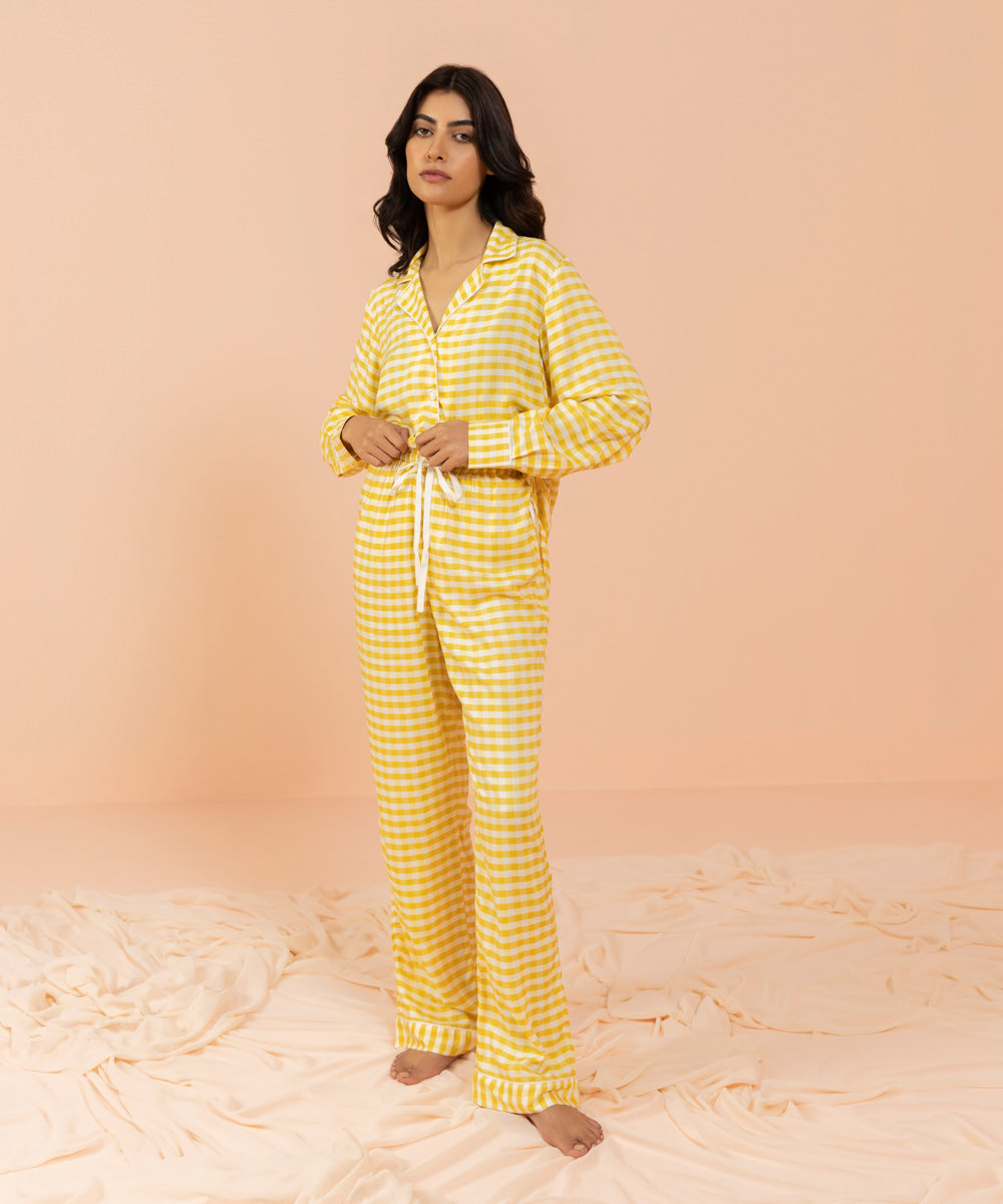 Checkered PJ Set