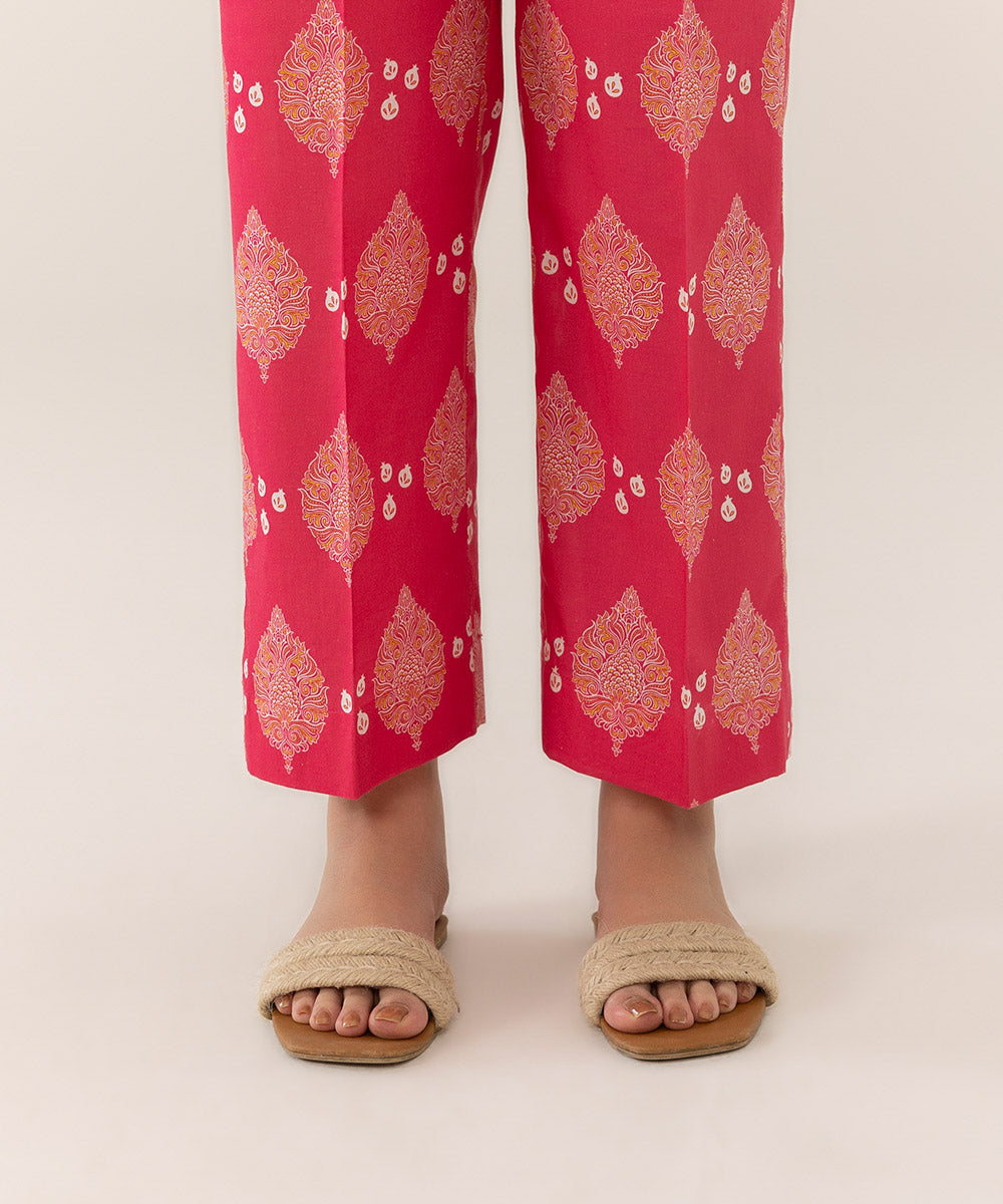 Printed Cambric Pants