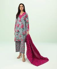 3 Piece - Embroidered Khaddar Suit