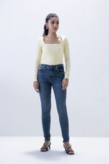 Mid Rise Skinny Denim