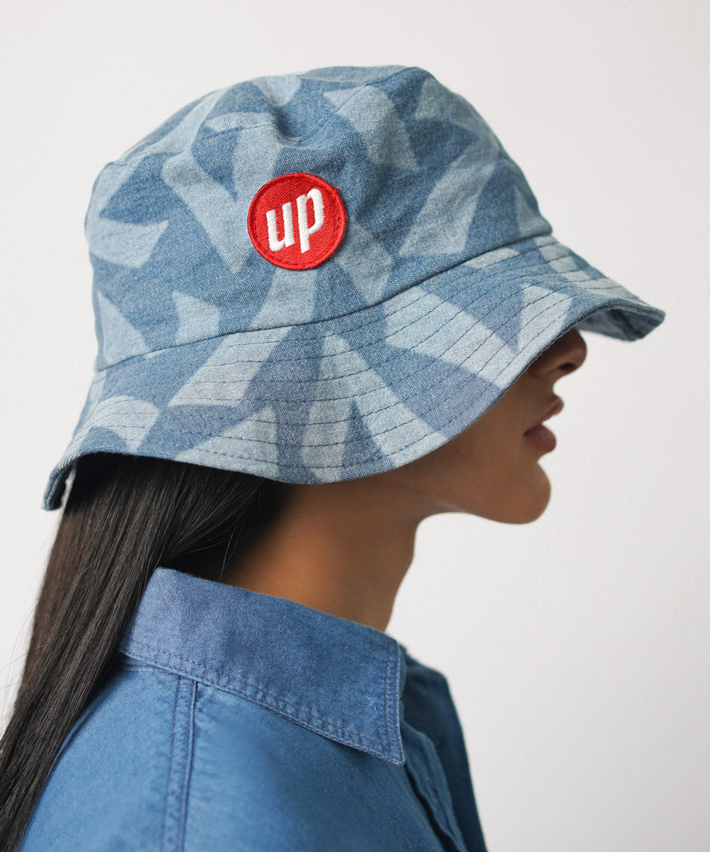 TONAL PRINT BUCKET HAT