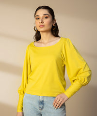 Puffed Sleeve T-shirt